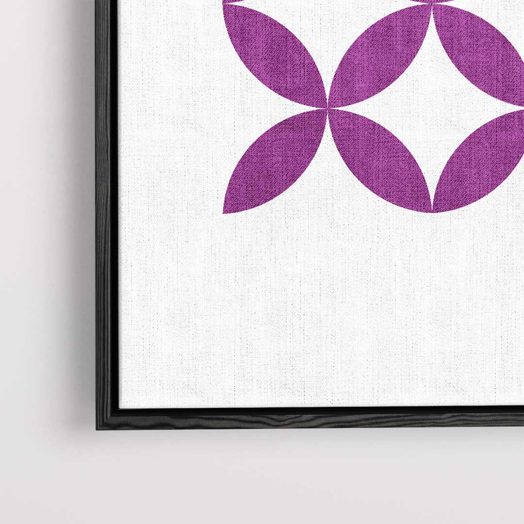 Kleurrijke Geometrische Patronen – dibond kunstwerk als wanddecoratie