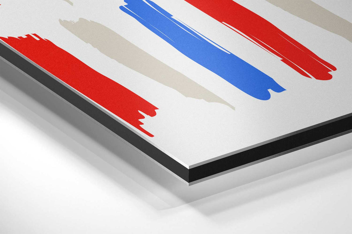 Kleurrijke Strepen – canvas kunstwerk als wanddecoratie