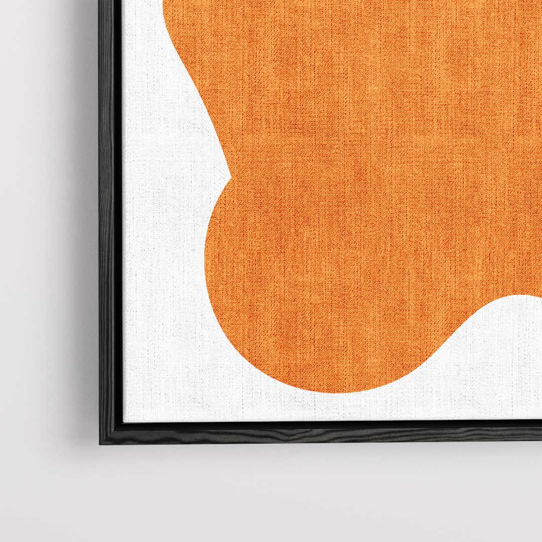 Vloeiende Vormen Abstract – dibond kunstwerk als wanddecoratie