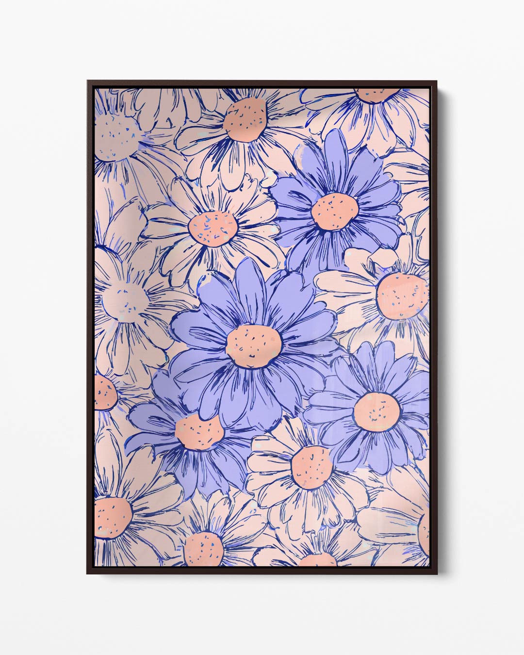 Vrolijke Bloemenpracht – portret kunstwerk als wanddecoratie