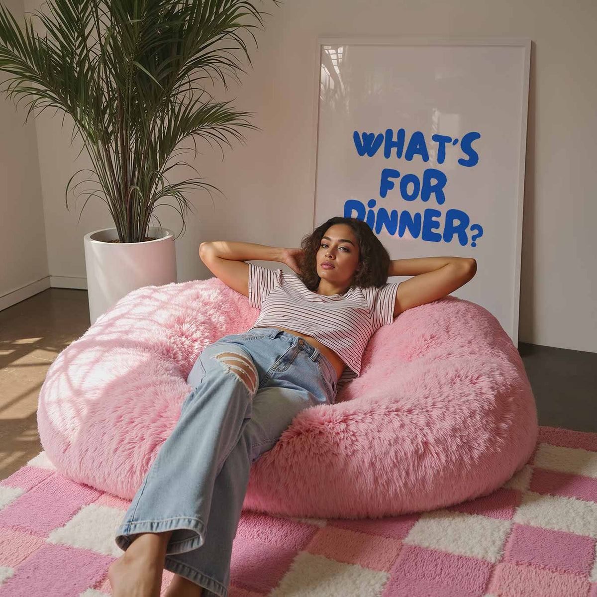What's for Dinner? – inspirerende tekst als portret poster