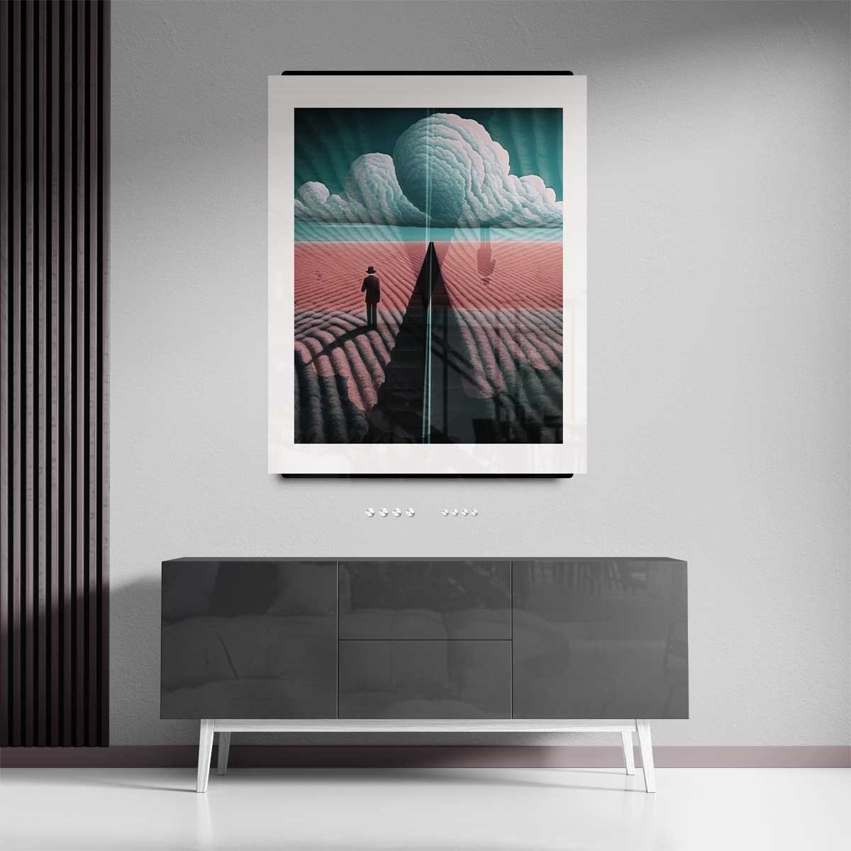 Dromerige Horizon – portret wandkunst van WallArtistic