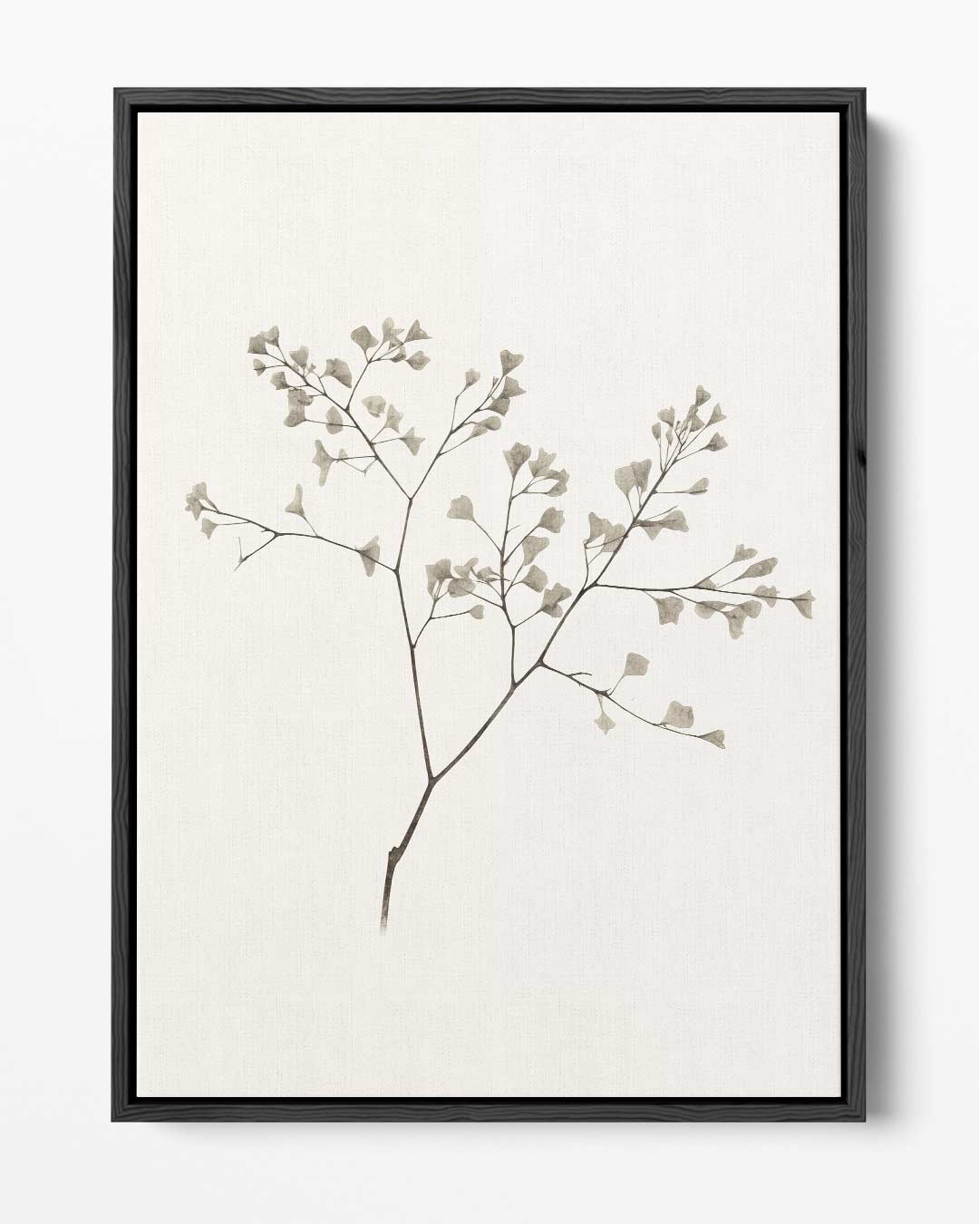 Minimalistische Botanische Schets – portret kunstwerk als wanddecoratie