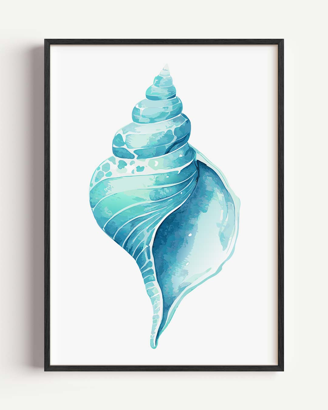 Rustgevende Schelpen – dieren portret poster als wanddecoratie