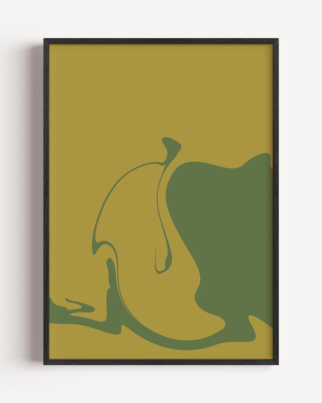 Moderne Abstracte Kunstposter – kleurrijke abstracte portret poster als wanddecoratie