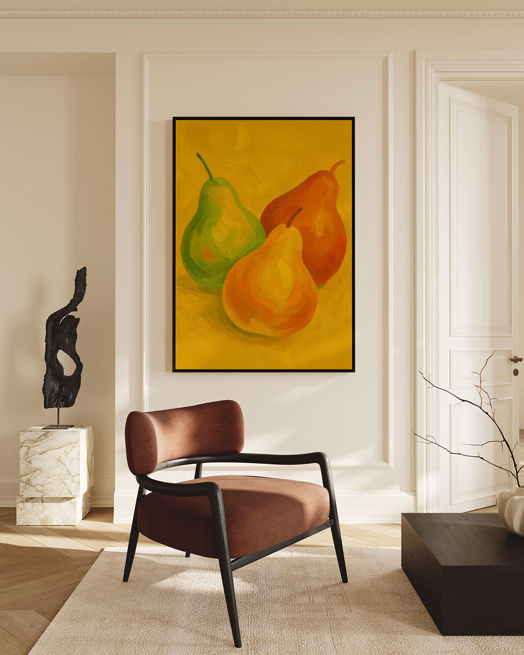 Fruitige kleurenexplosie – staand wanddecoratie kunstwerk