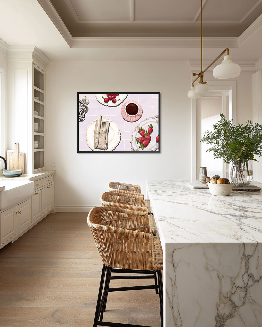 Tafelscène – liggende wanddecoratie