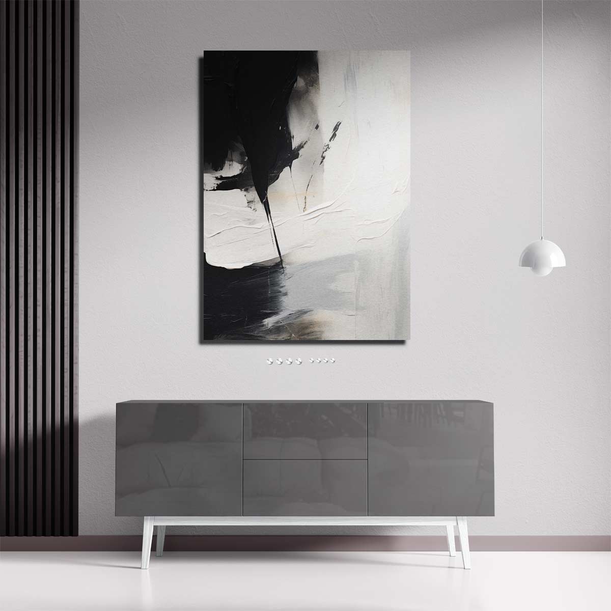 Contrasten in Abstractie – portret kunstwerk als wanddecoratie, afbeelding 18