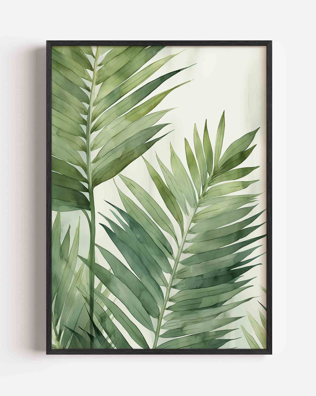 Groene bladeren – jungle portret poster als wanddecoratie