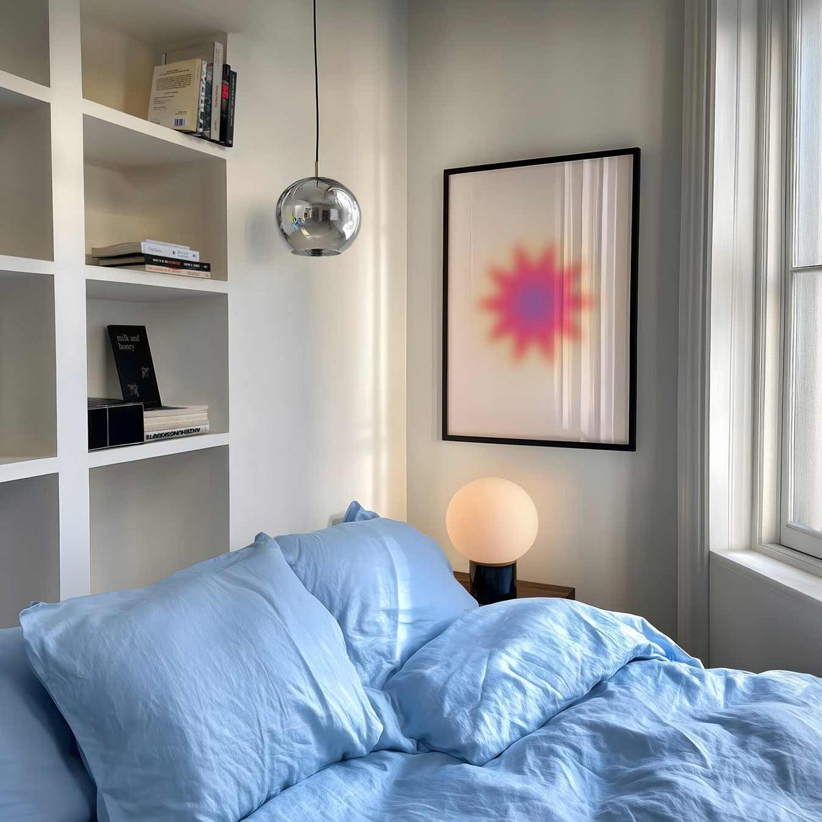 Starburst Aura – mindful poster als rustige wanddecoratie
