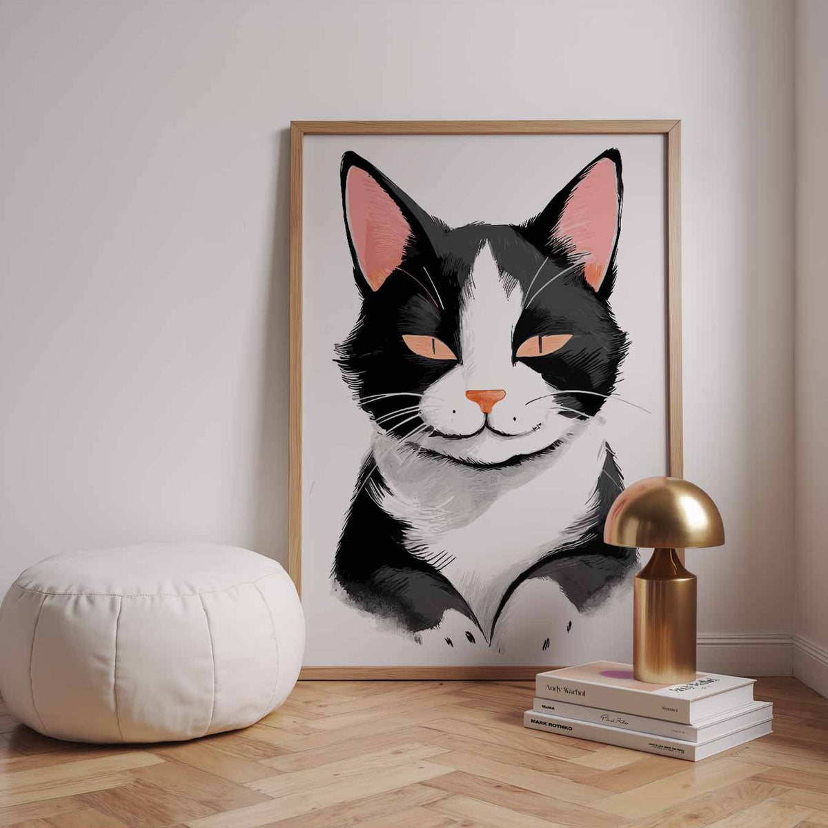 Schattige Kattenkunst – dieren poster in staand formaat