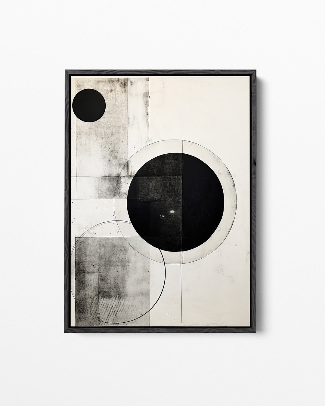 Geometrische vormen compositie – staand wanddecoratie kunstwerk