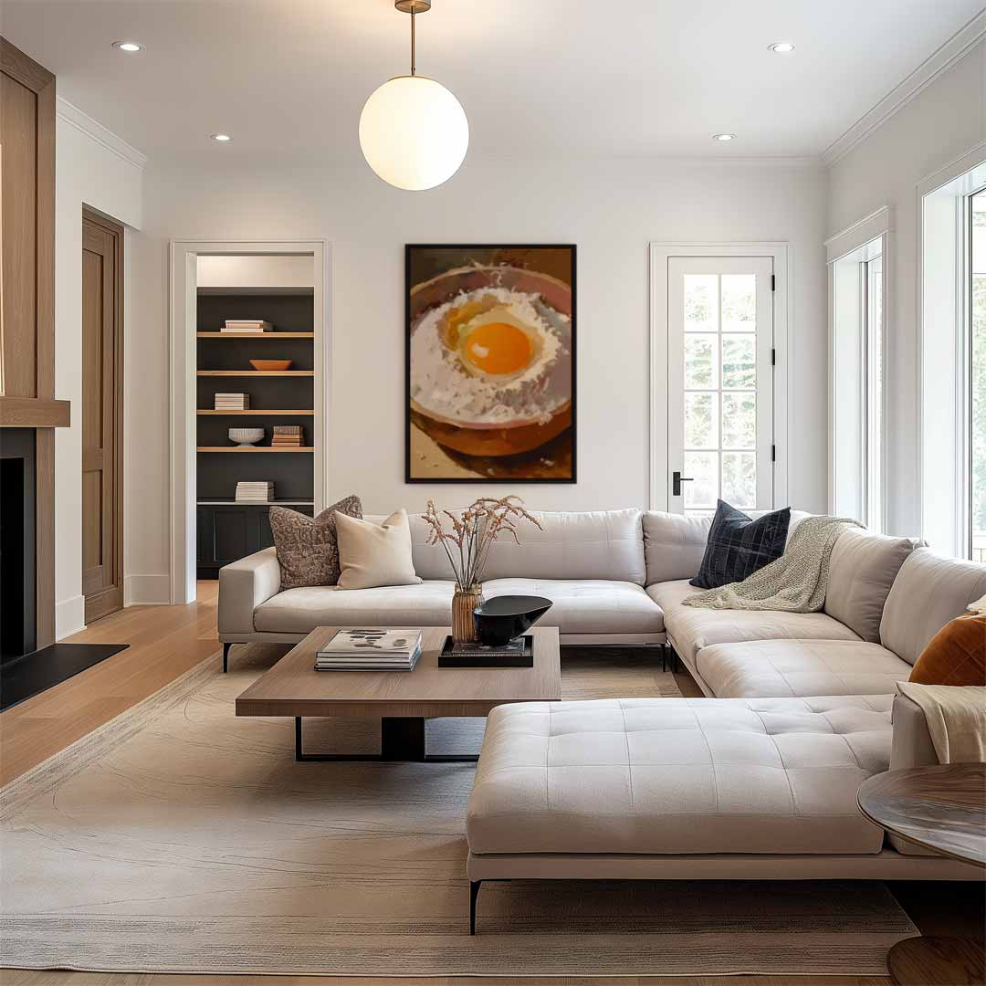 Het Perfecte Bakmoment – modern portret kunstwerk van WallArtistic