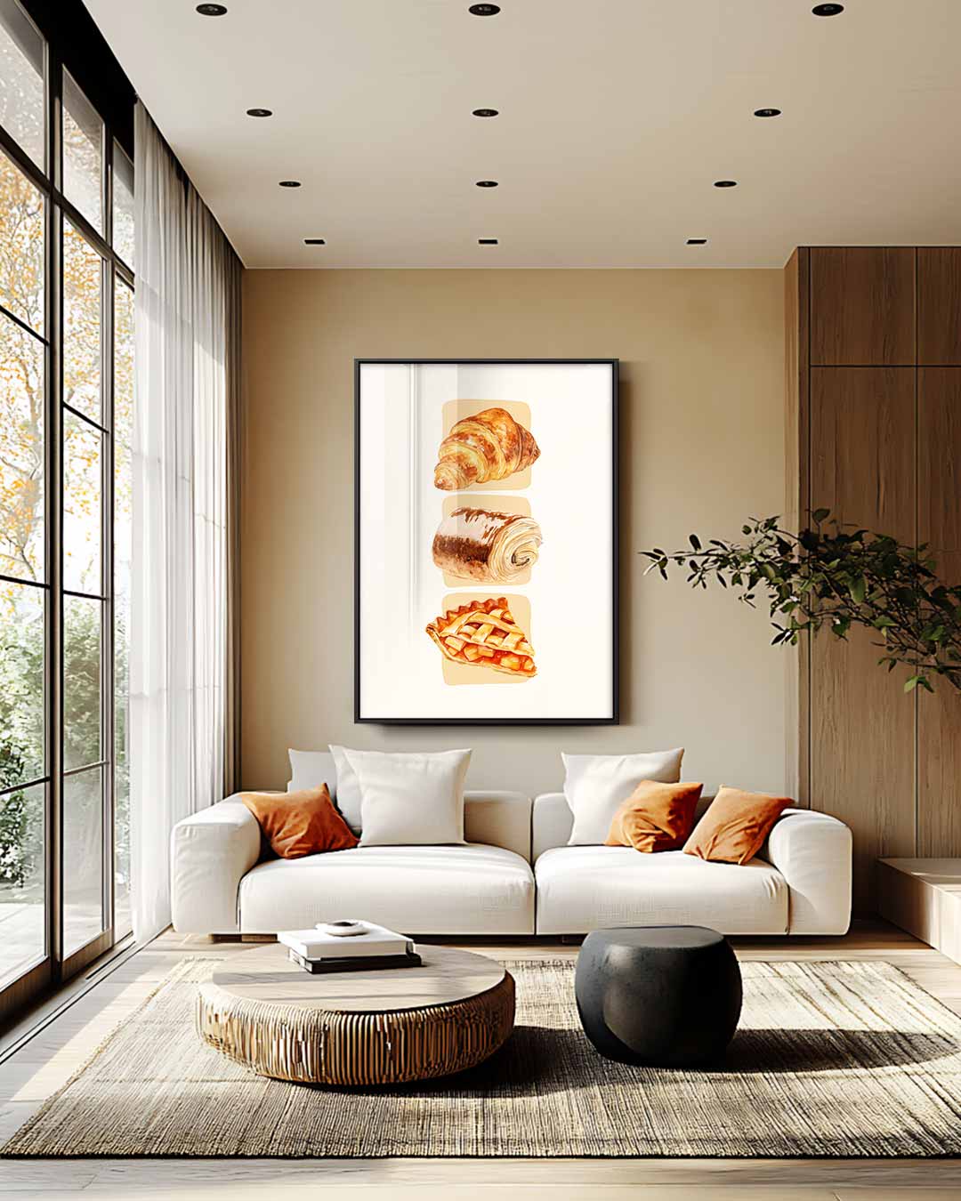 Verrukkelijke Bakkerij Trio – plexiglas wanddecoratie in portret formaat