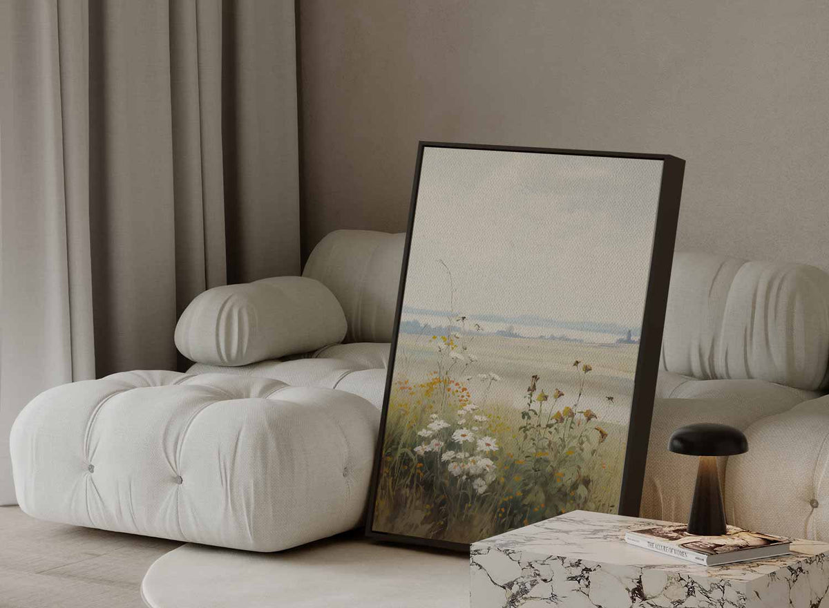 Zomerweide Dromen – modern portret kunstwerk van WallArtistic