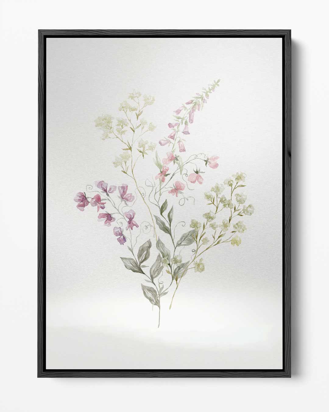 Aquarel Bloemenpracht – portret kunstwerk als wanddecoratie