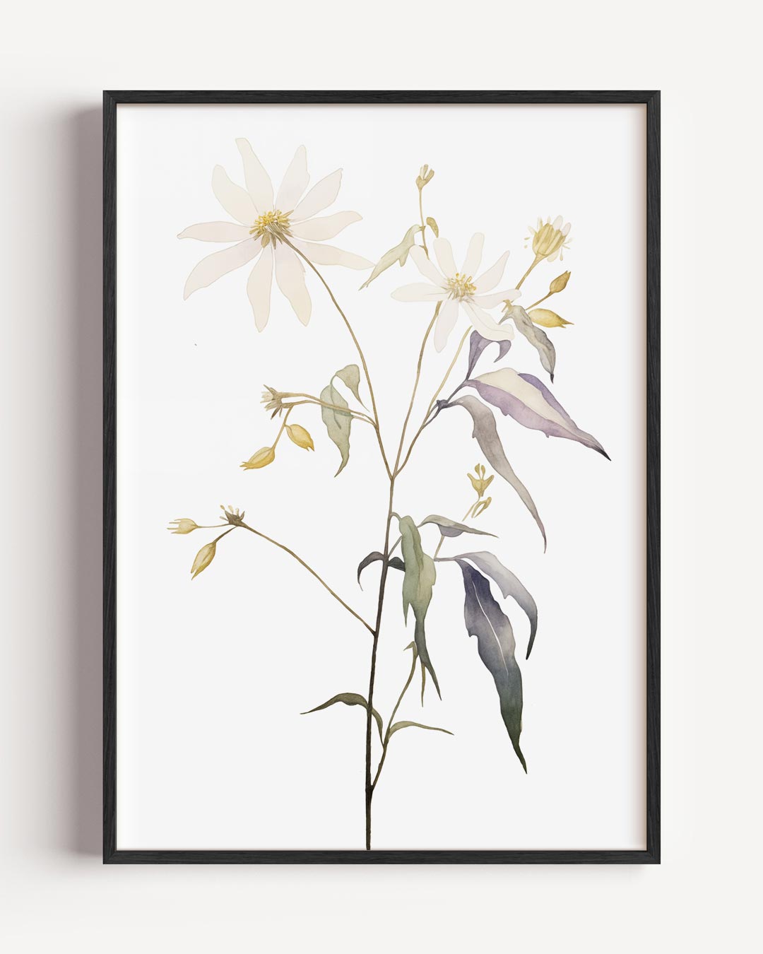 Botanische Bloemenposter – elegante portret poster als wanddecoratie