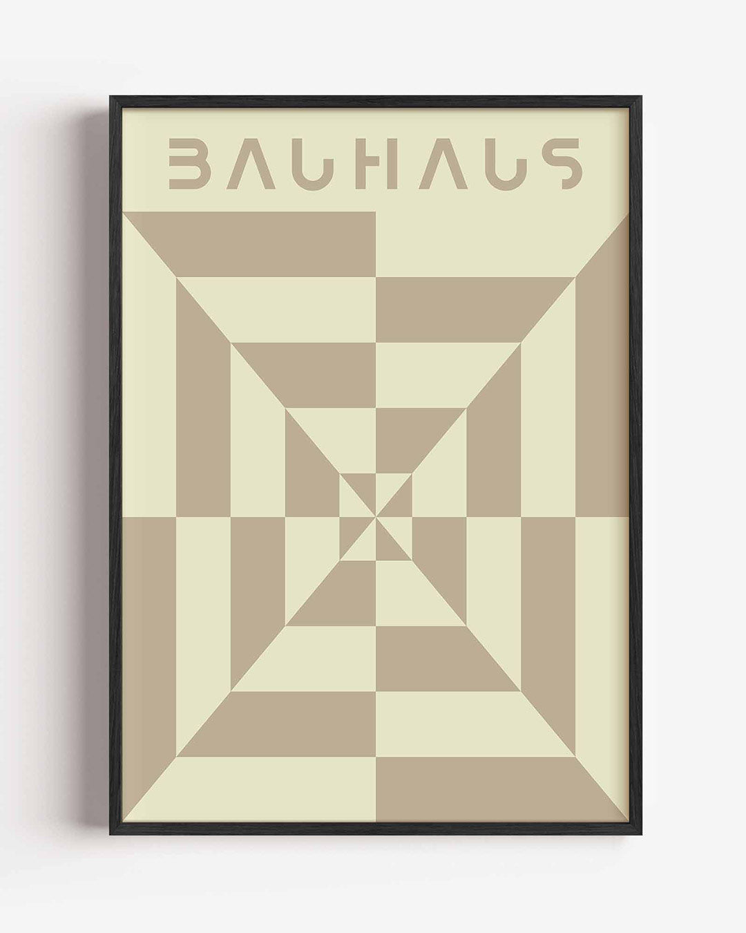 Vorm en balans – staande Bauhaus poster als wanddecoratie