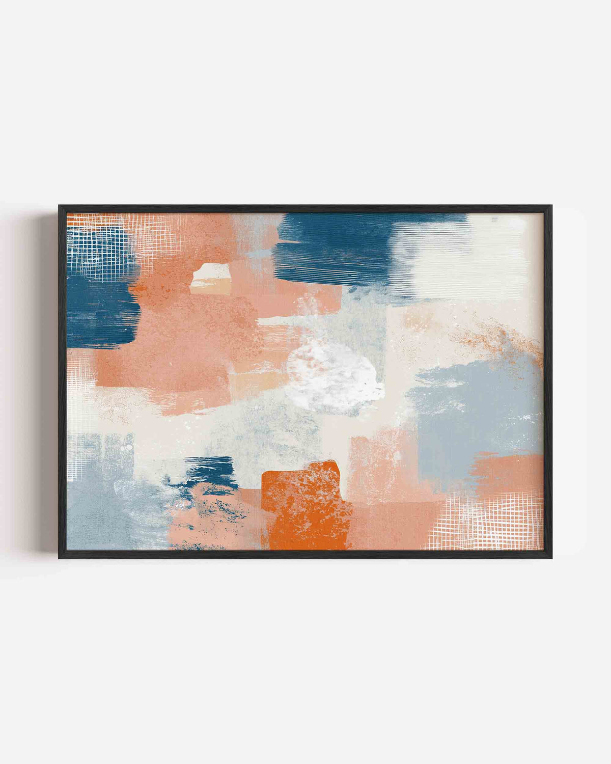 Abstracte vormen – abstracte landscape poster als wanddecoratie