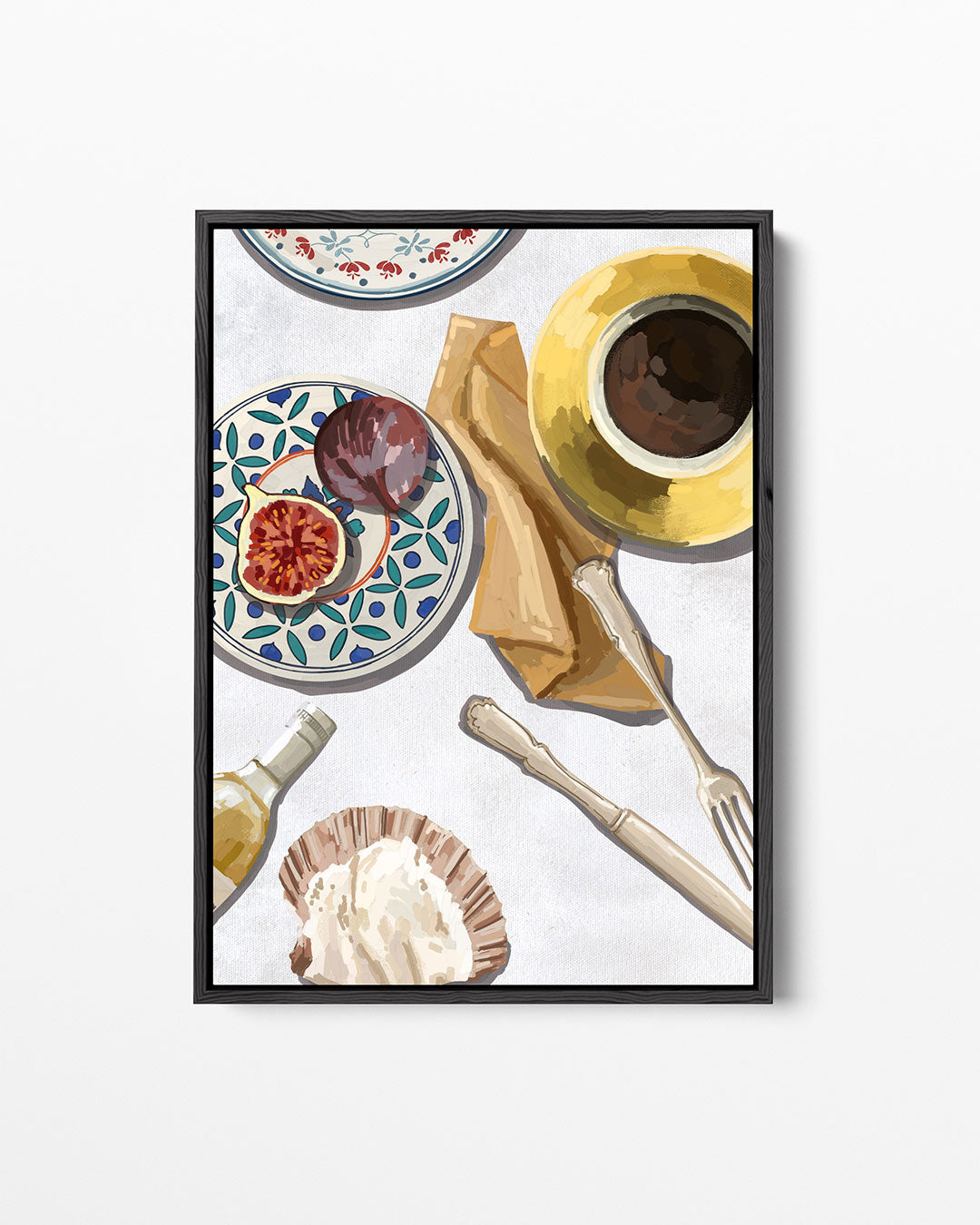 Eettafel compositie – staand wanddecoratie kunstwerk
