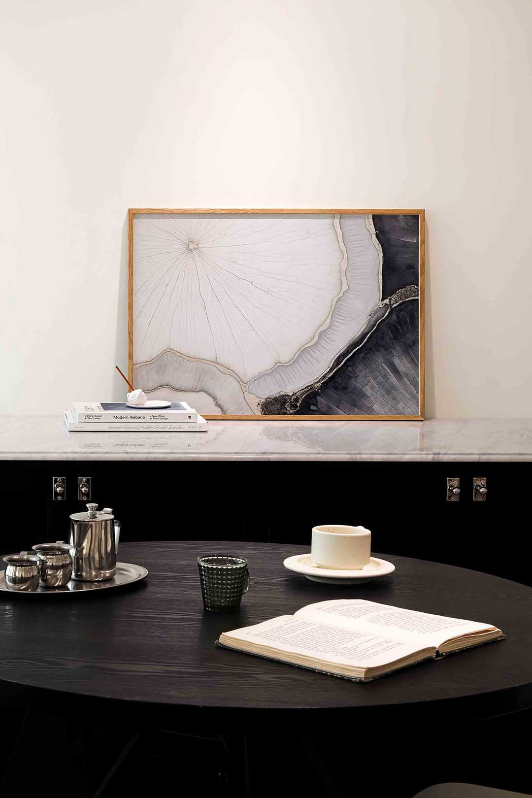 Abstracte lijnen en patronen – abstracte poster in liggend formaat