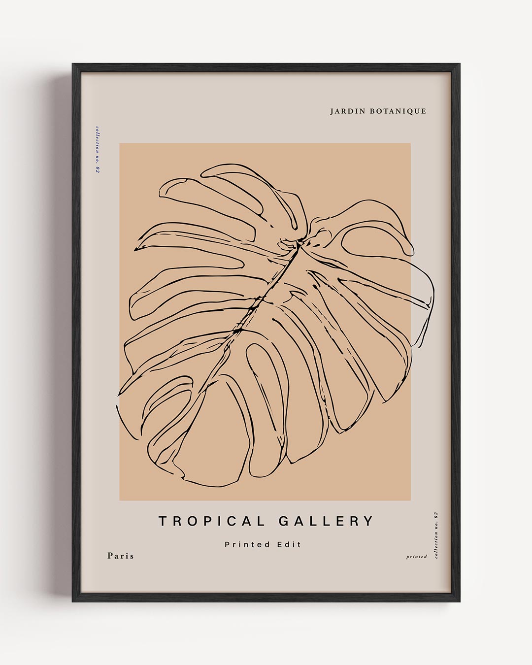 Tropical Vibes Botanische – zomer portret poster als wanddecoratie