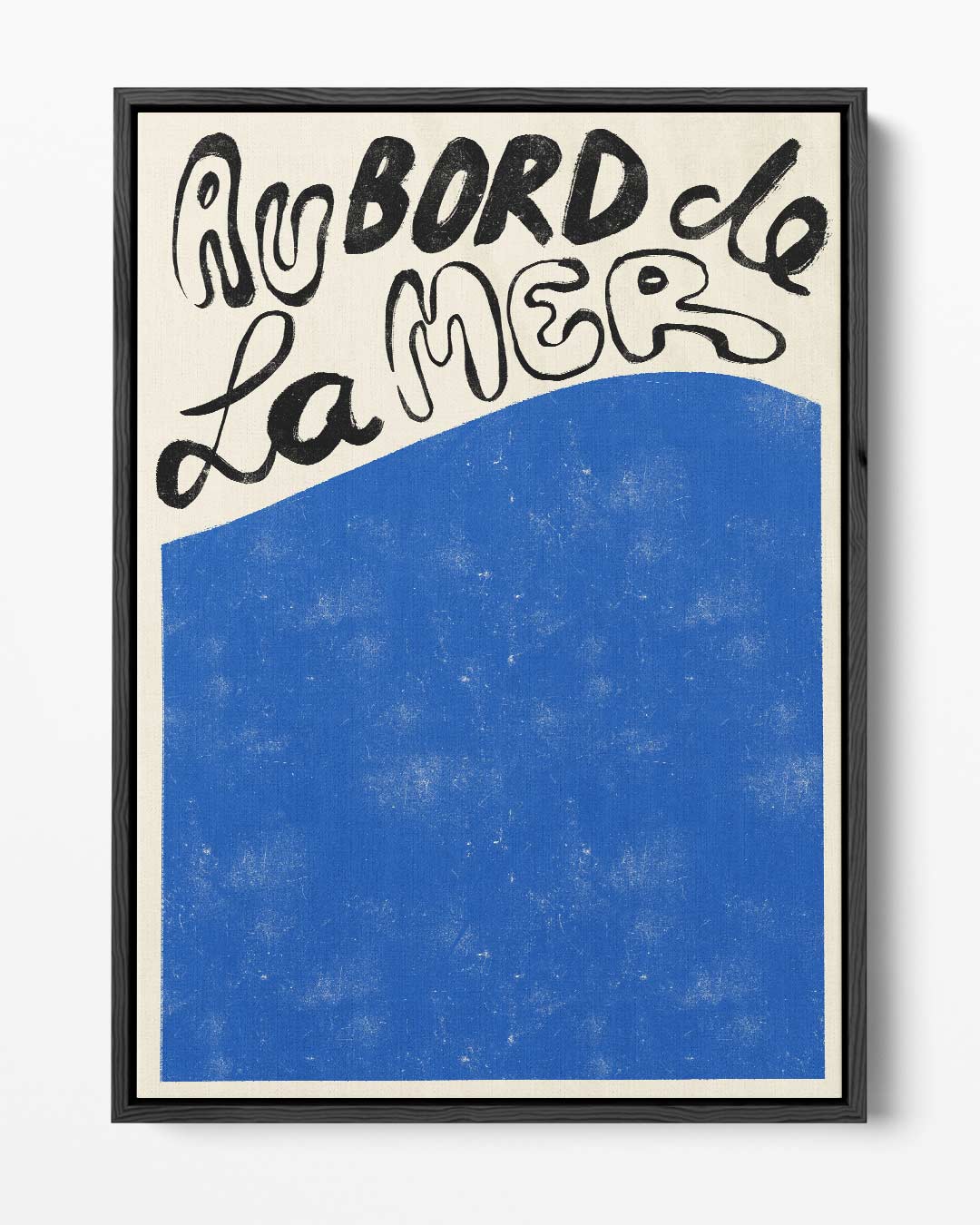 Au Bord de la Mer – portret kunstwerk als wanddecoratie