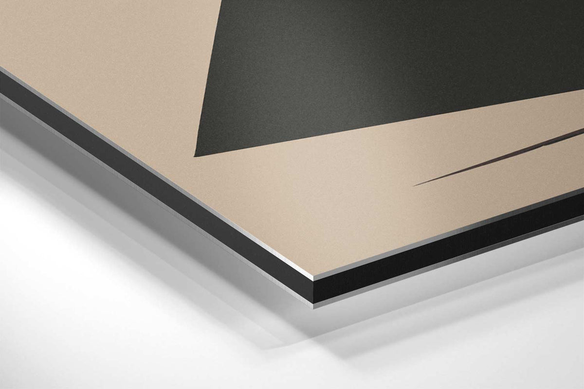 Abstracte Vormstudie – canvas kunstwerk als wanddecoratie