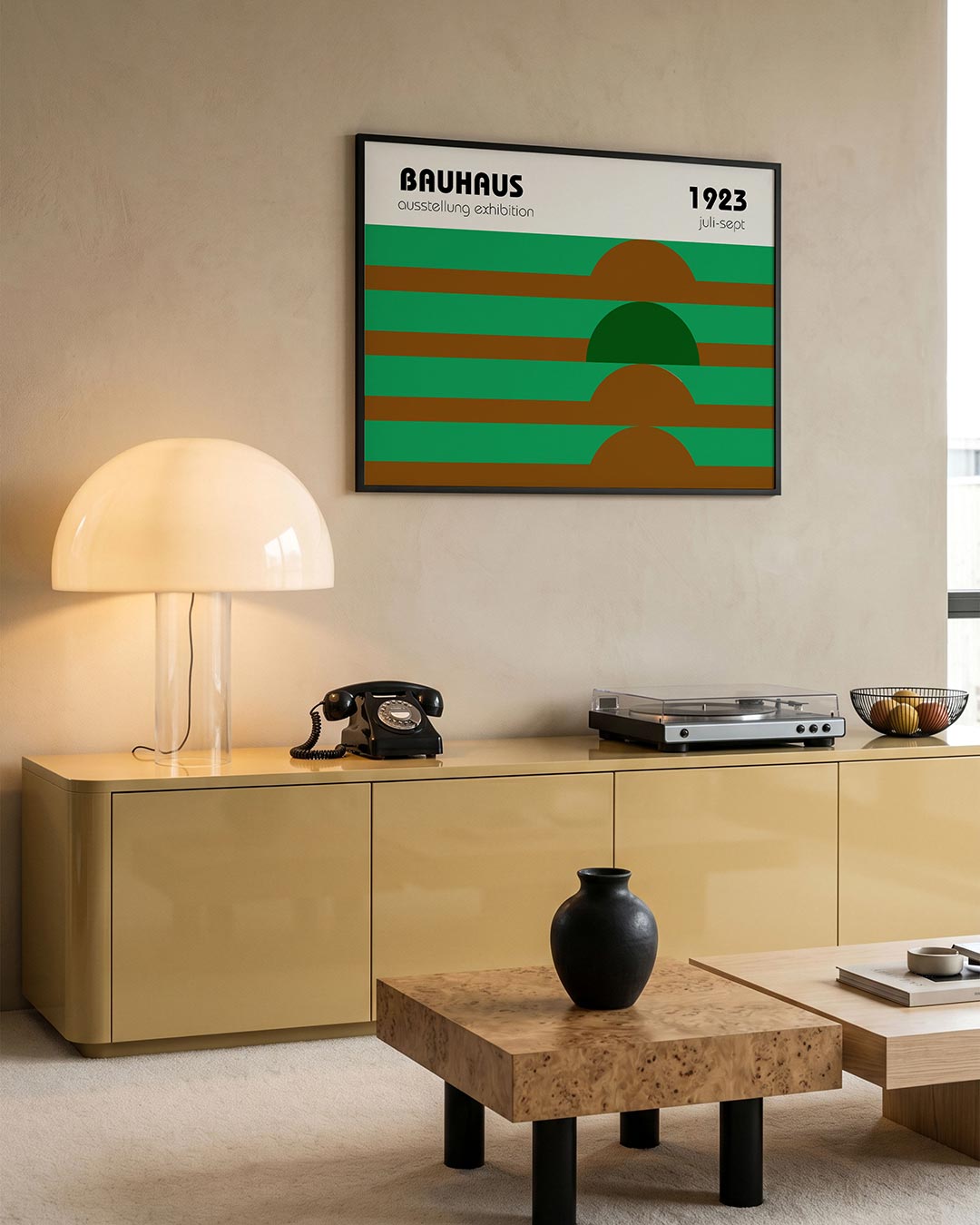 Vorm en balans – moderne Bauhaus wandkunst als poster