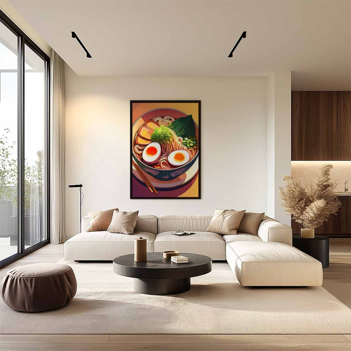 Levende Ramen Kom – staand kunstwerk voor modern interieur