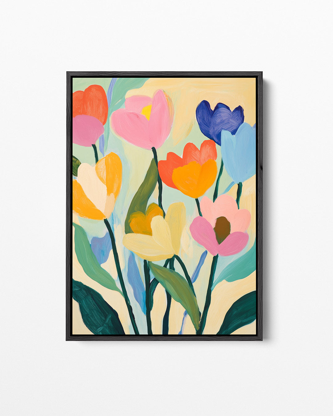 Bloemenexplosie – staand wanddecoratie kunstwerk
