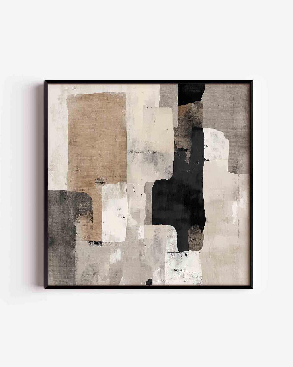 Abstracte vormen – abstracte vierkante poster als wanddecoratie