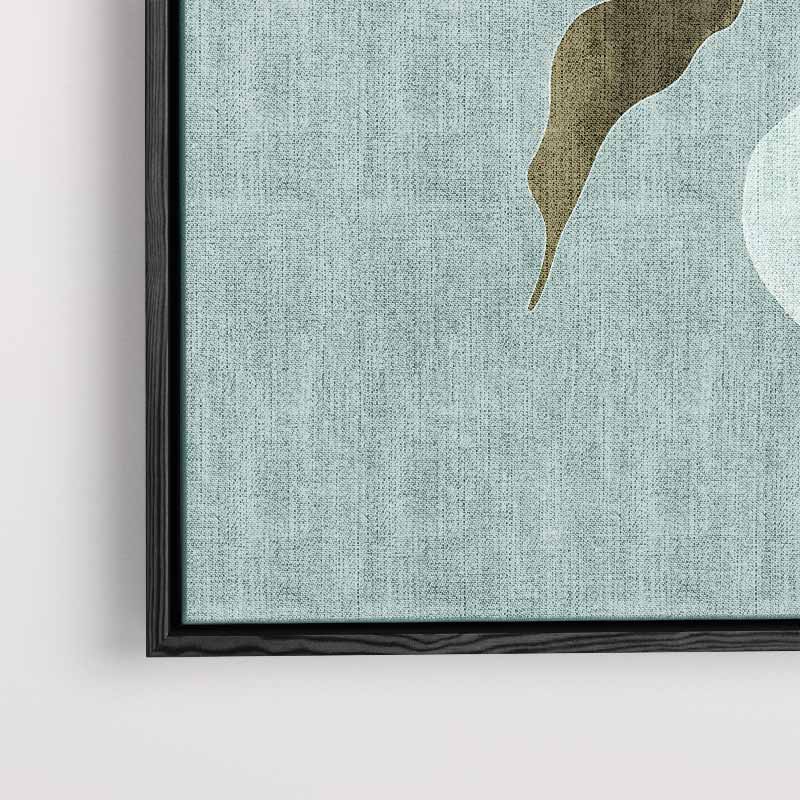 Bloemenpracht in Vaas – canvas wanddecoratie in portret formaat