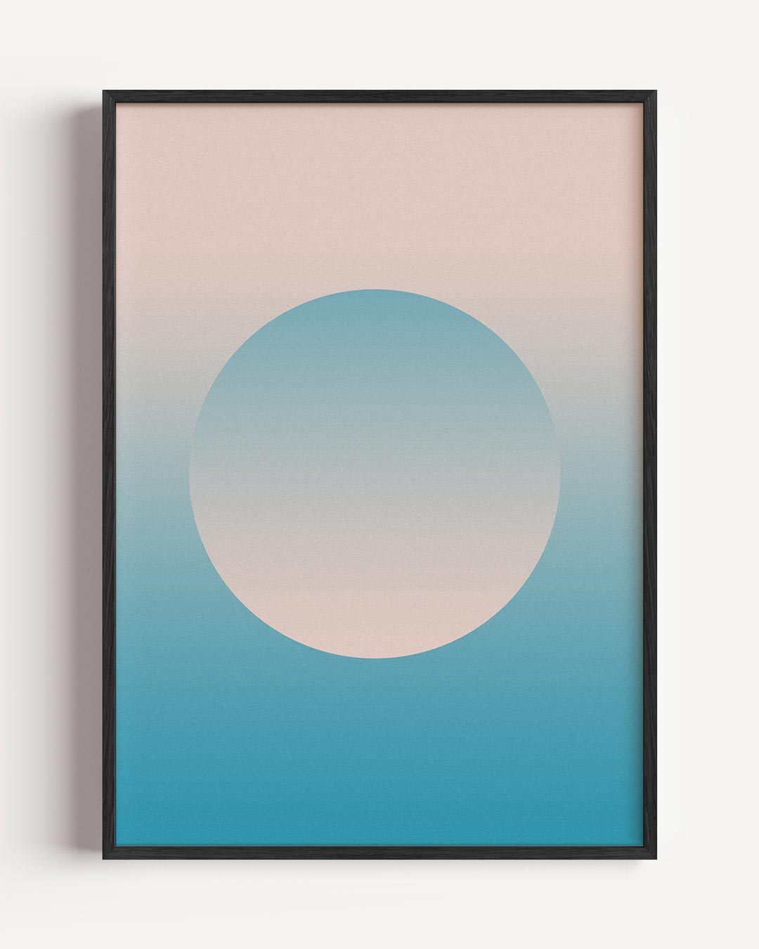 Dromerige Horizons – kleurrijke abstracte portret poster als wanddecoratie