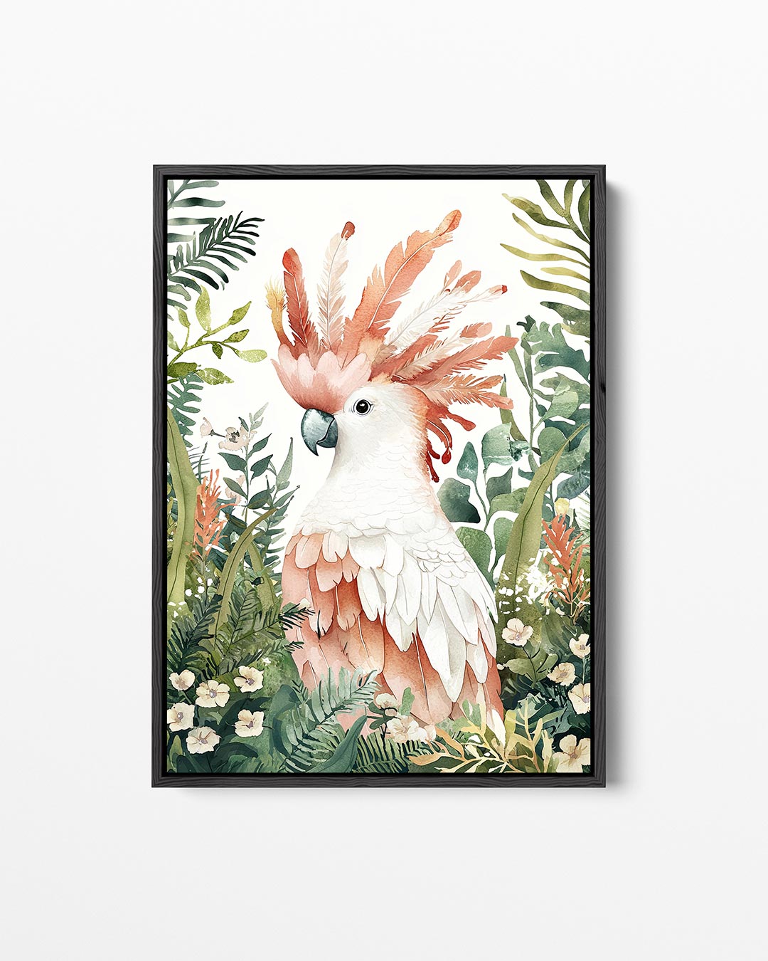 Vrolijke vogel – staand wanddecoratie kunstwerk