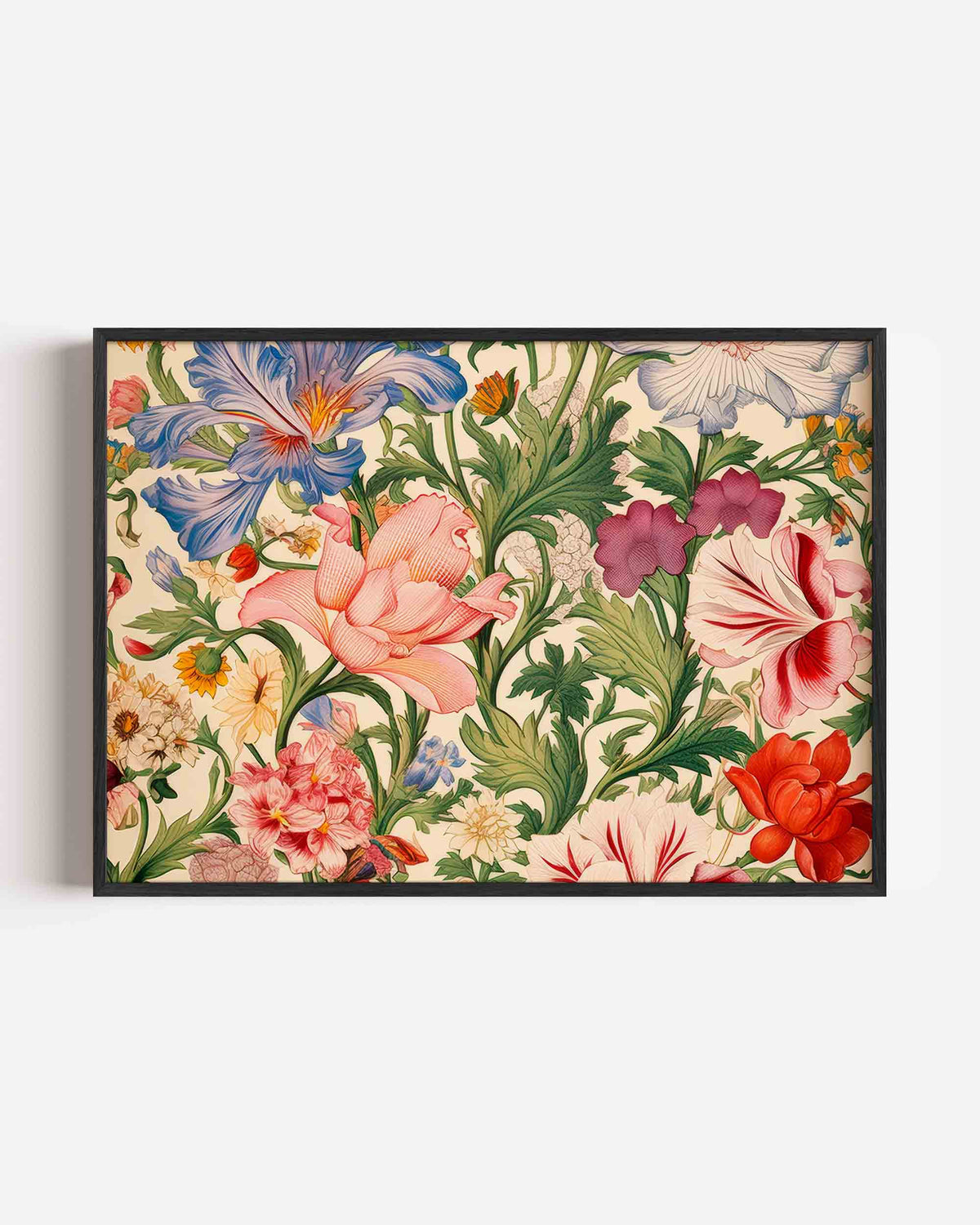 Bloemenpracht – bloemen landscape poster als wanddecoratie