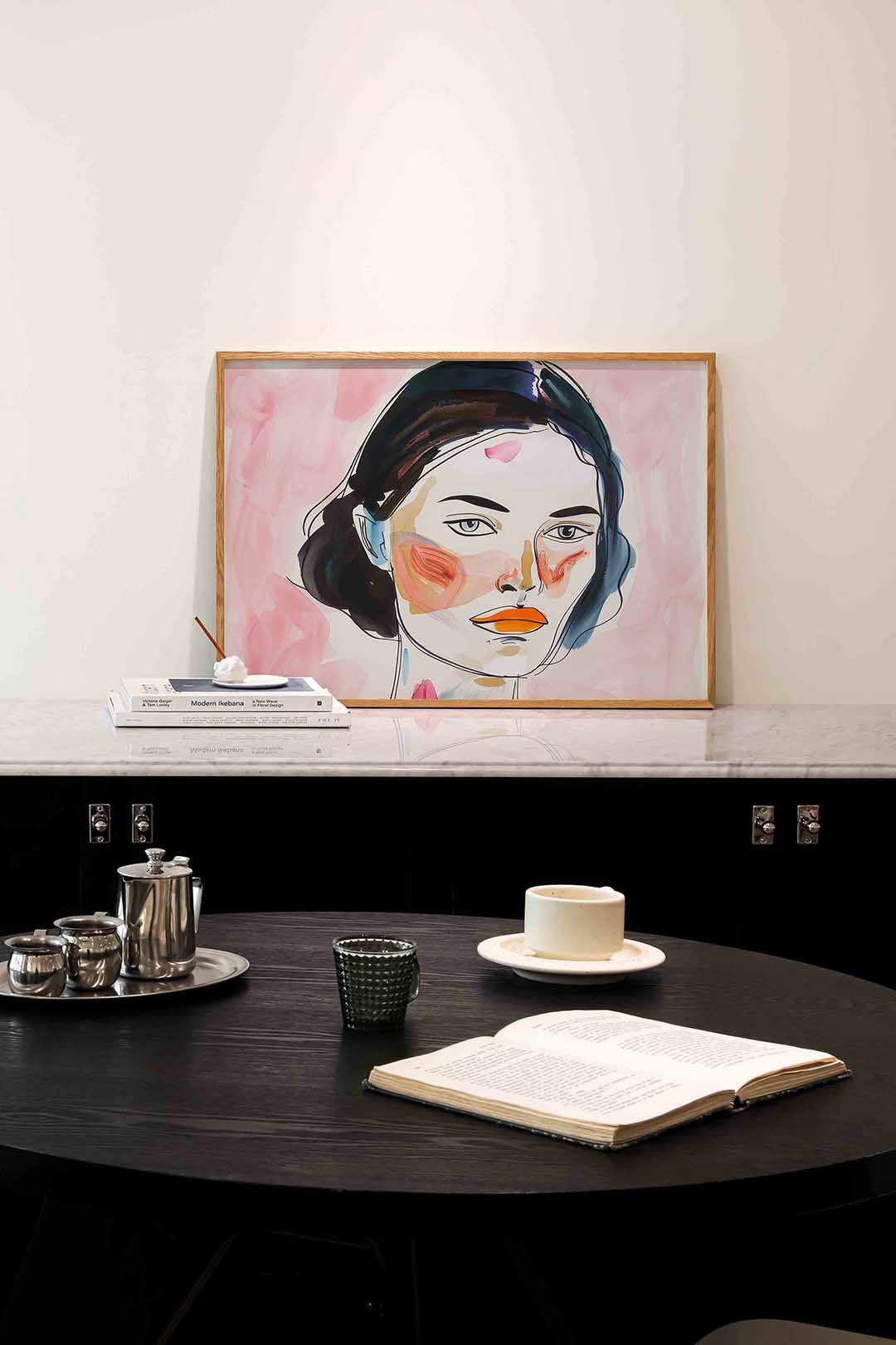 Vrouwelijk portret – portret poster in liggend formaat
