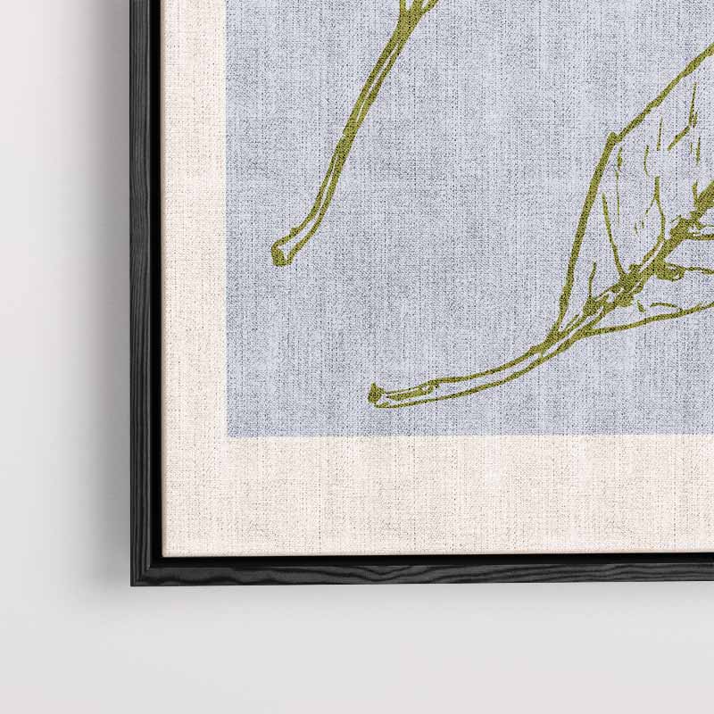 Botanische Bladeren Kunstposter – plexiglas kunstwerk als wanddecoratie