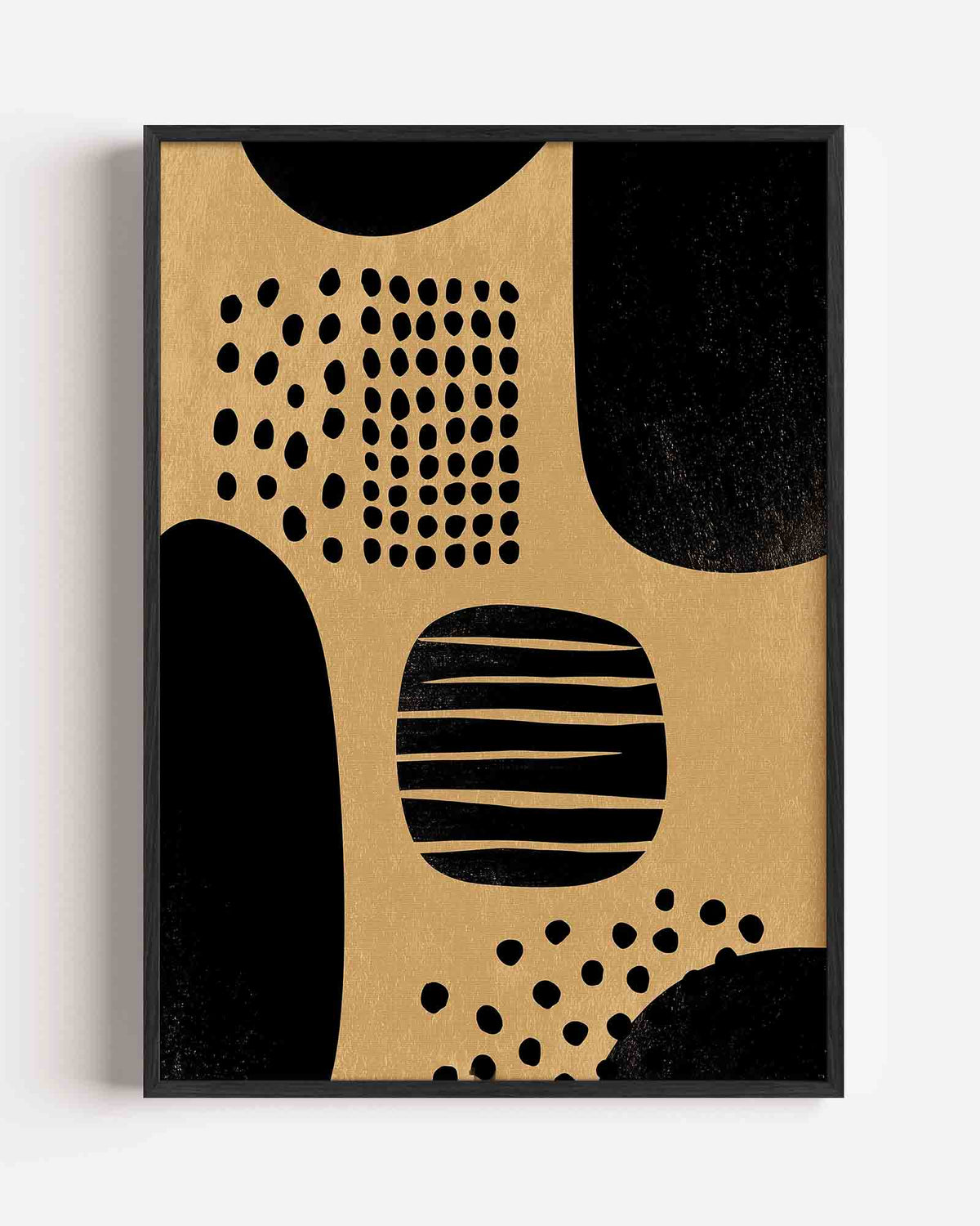 Abstracte vormen – abstracte portret poster als wanddecoratie