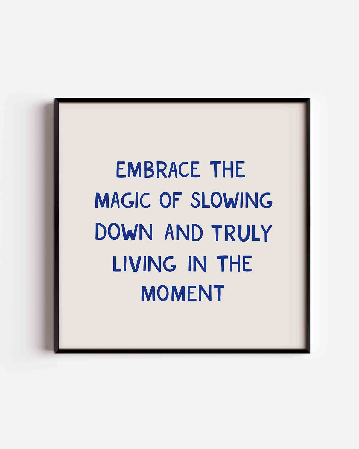 Embrace the magic – Aziatische vierkante poster als wanddecoratie
