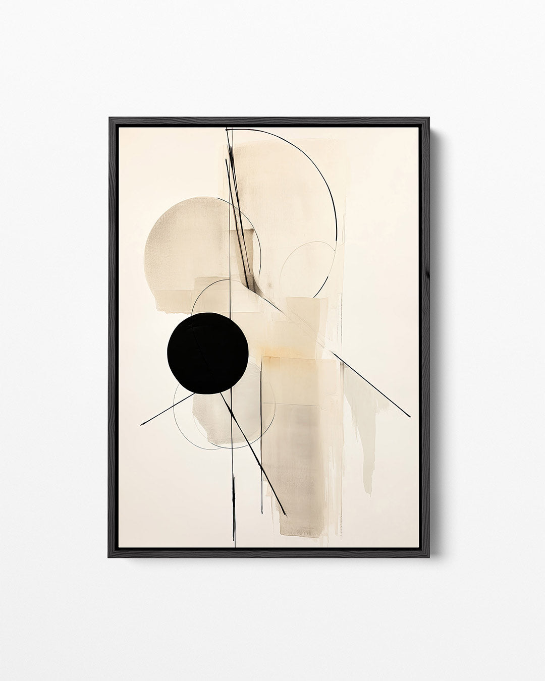 Geometrische vormen – staand wanddecoratie kunstwerk
