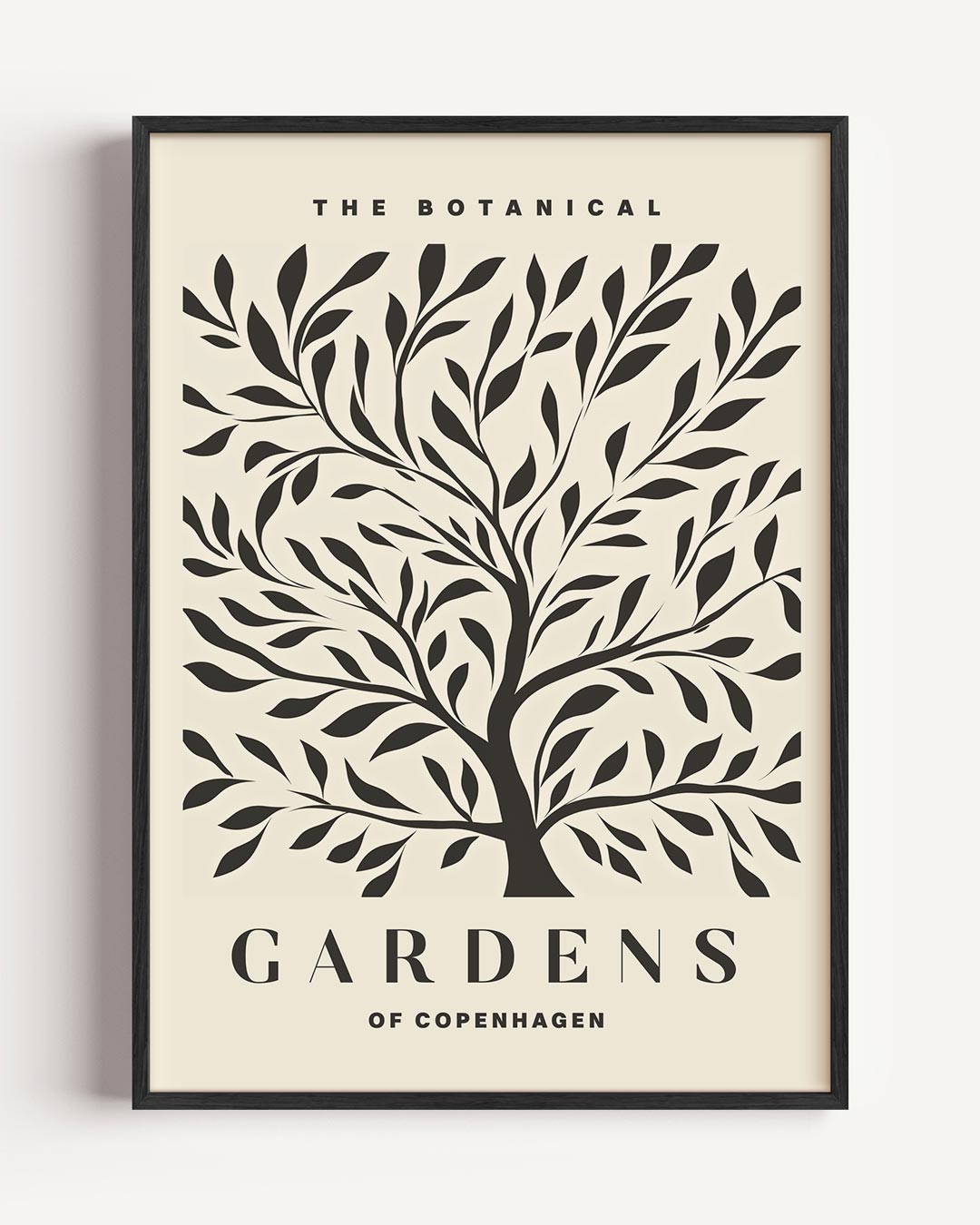 Botanische Tuin Poster Kopenhagen – bloemen portret poster als wanddecoratie