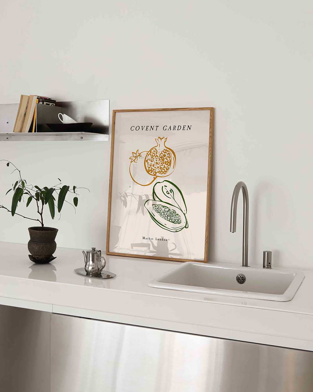 Fruit illustratie – keukenposter in staand formaat