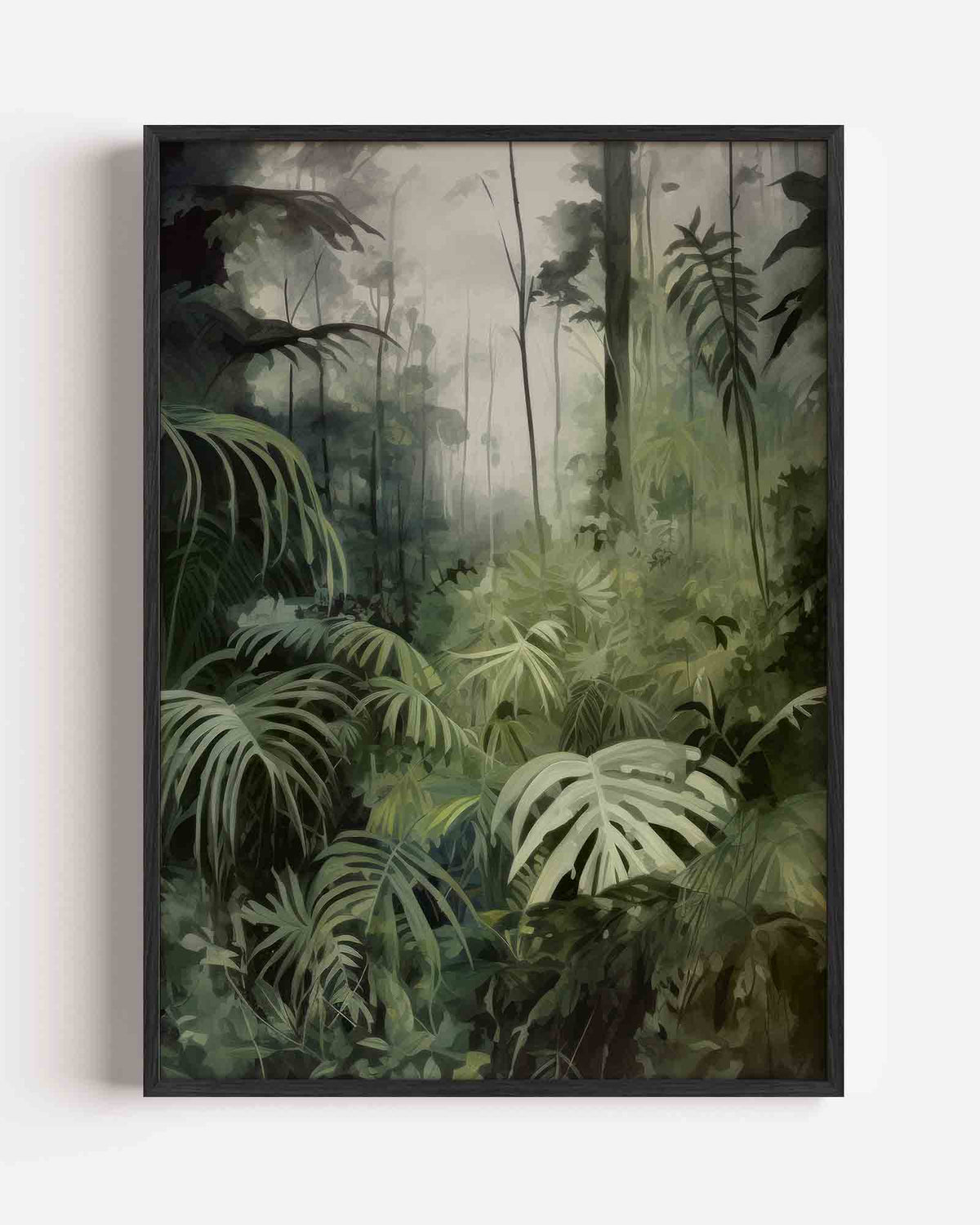 Weelderige jungle – jungle portret poster als wanddecoratie