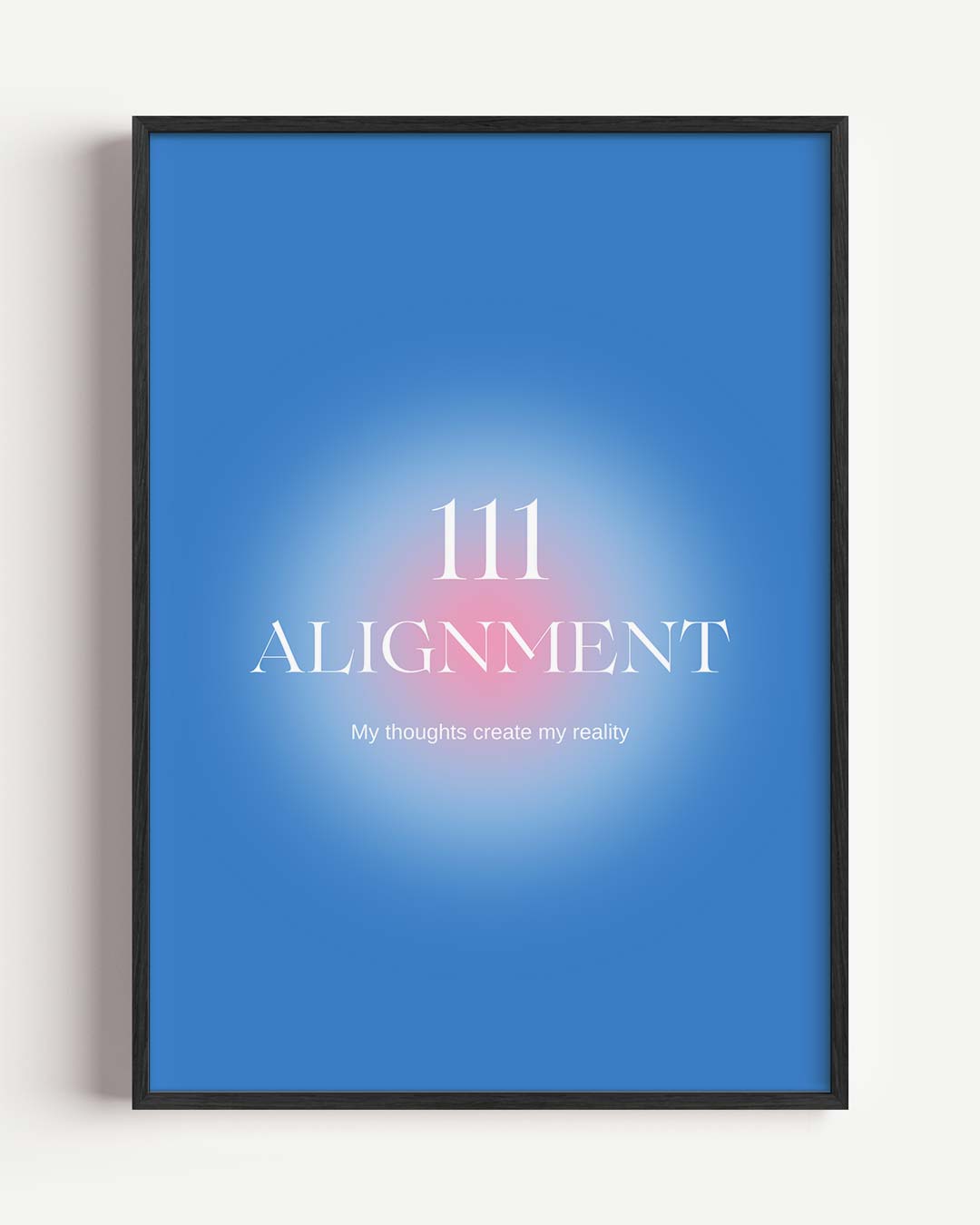 Inspirerende 111 Alignment – mindful portret poster als wanddecoratie