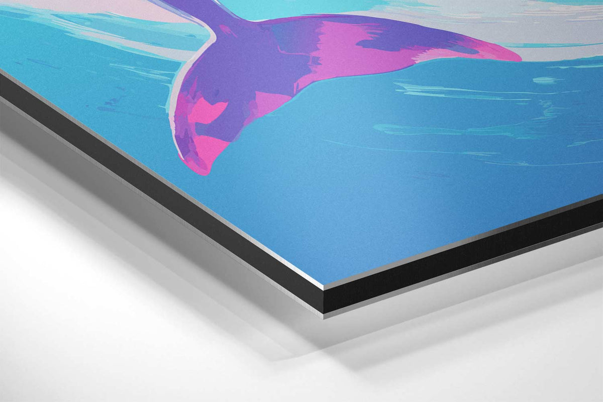 Dromerige Dolfijn – canvas kunstwerk als wanddecoratie