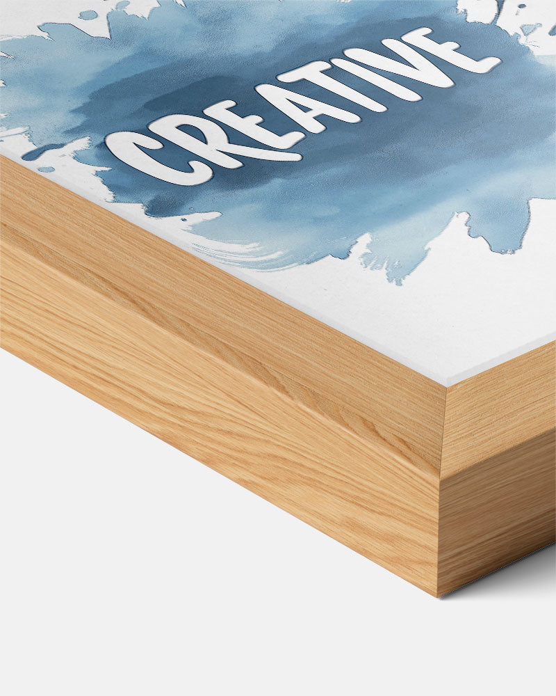 Inspirerende Creativiteit – kids poster als vrolijke staande wanddecoratie