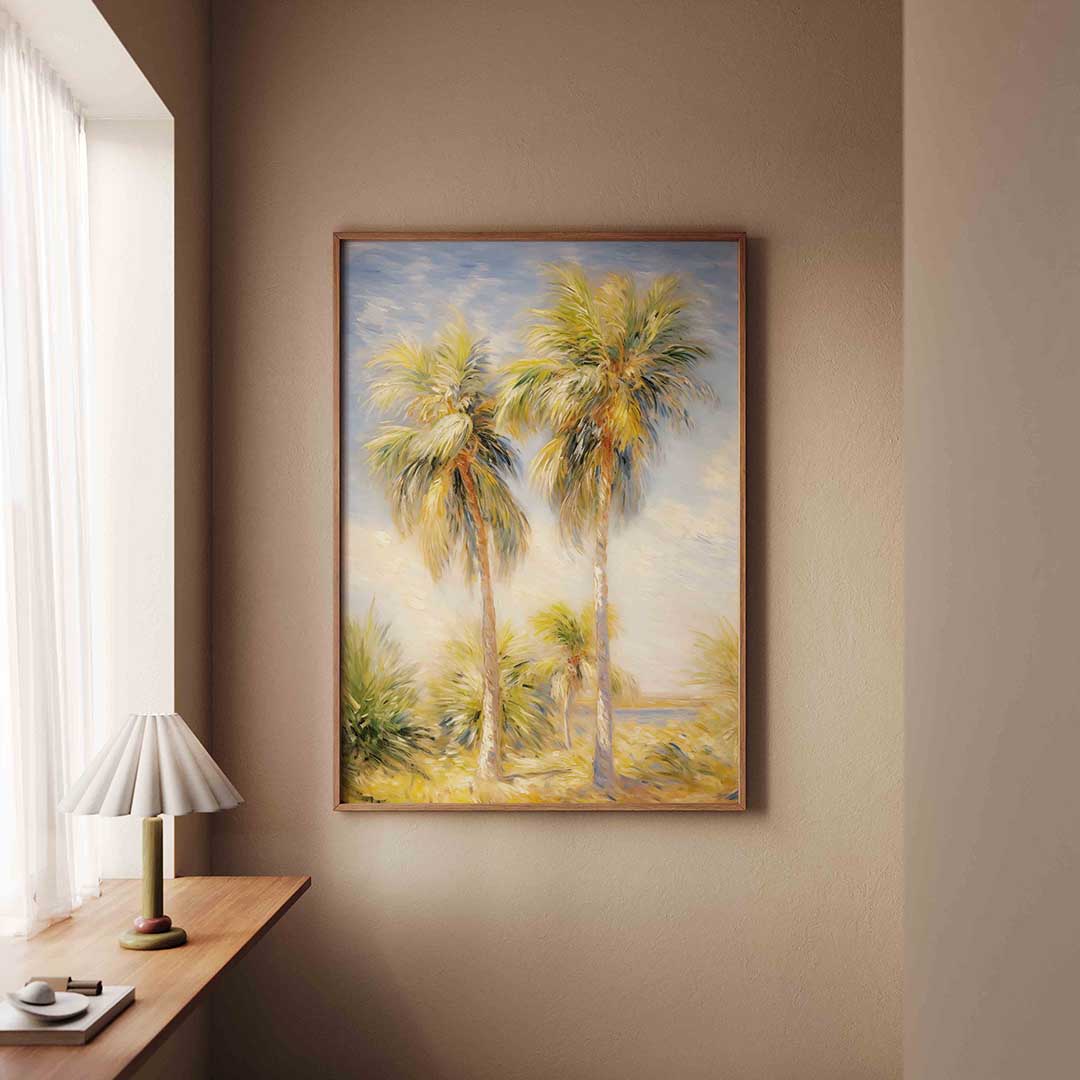 Tropische palmbomen – staande jungle wanddecoratie van WallArtistic