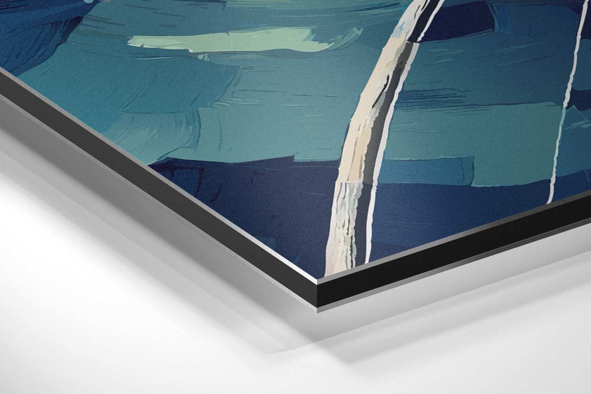Zeilavontuur op Zee – canvas kunstwerk als wanddecoratie