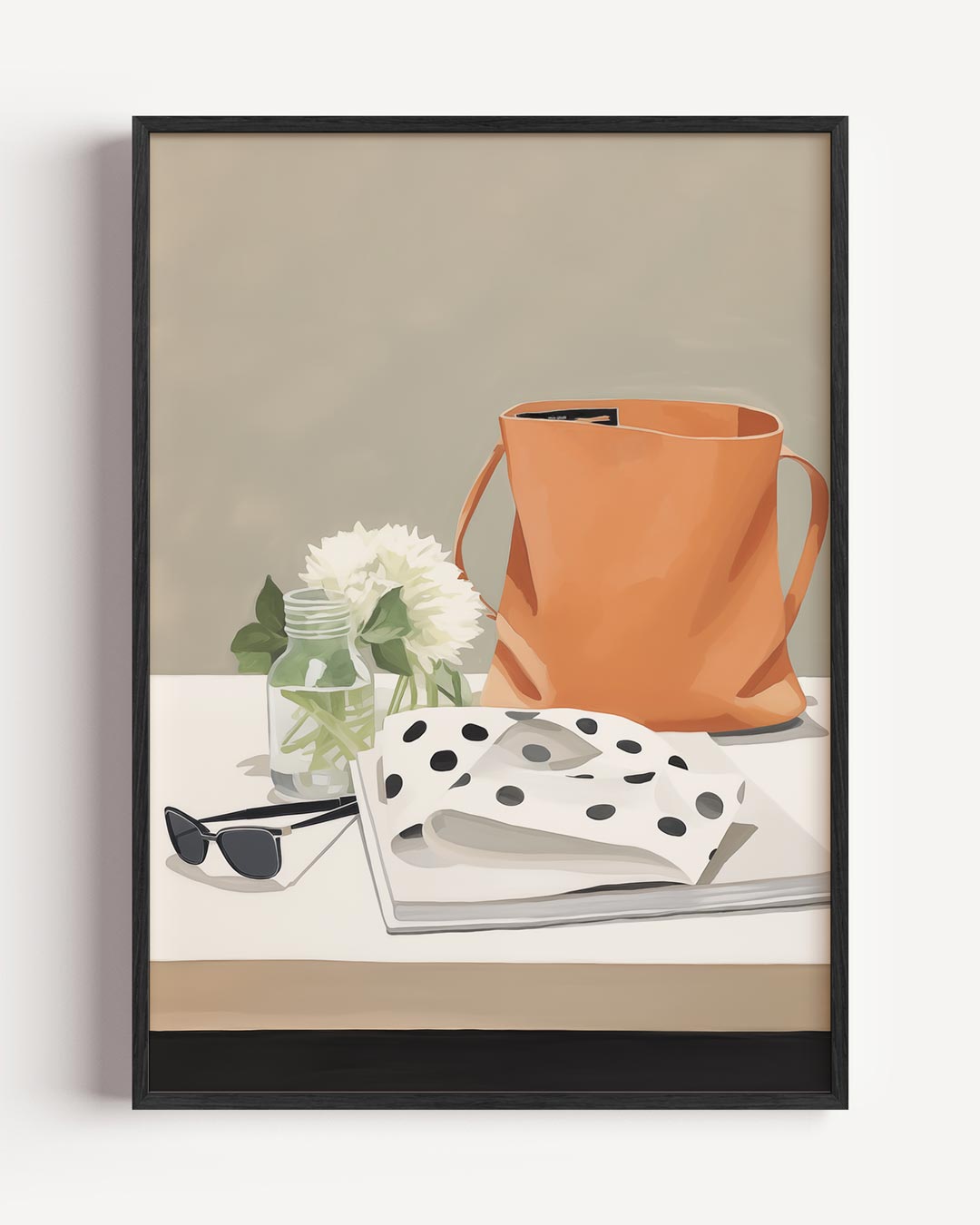 Stijlvol Vogue Stilleven – abstracte portret poster als wanddecoratie